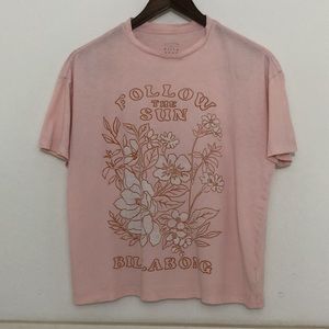 Billabong Pale Pink Tee.